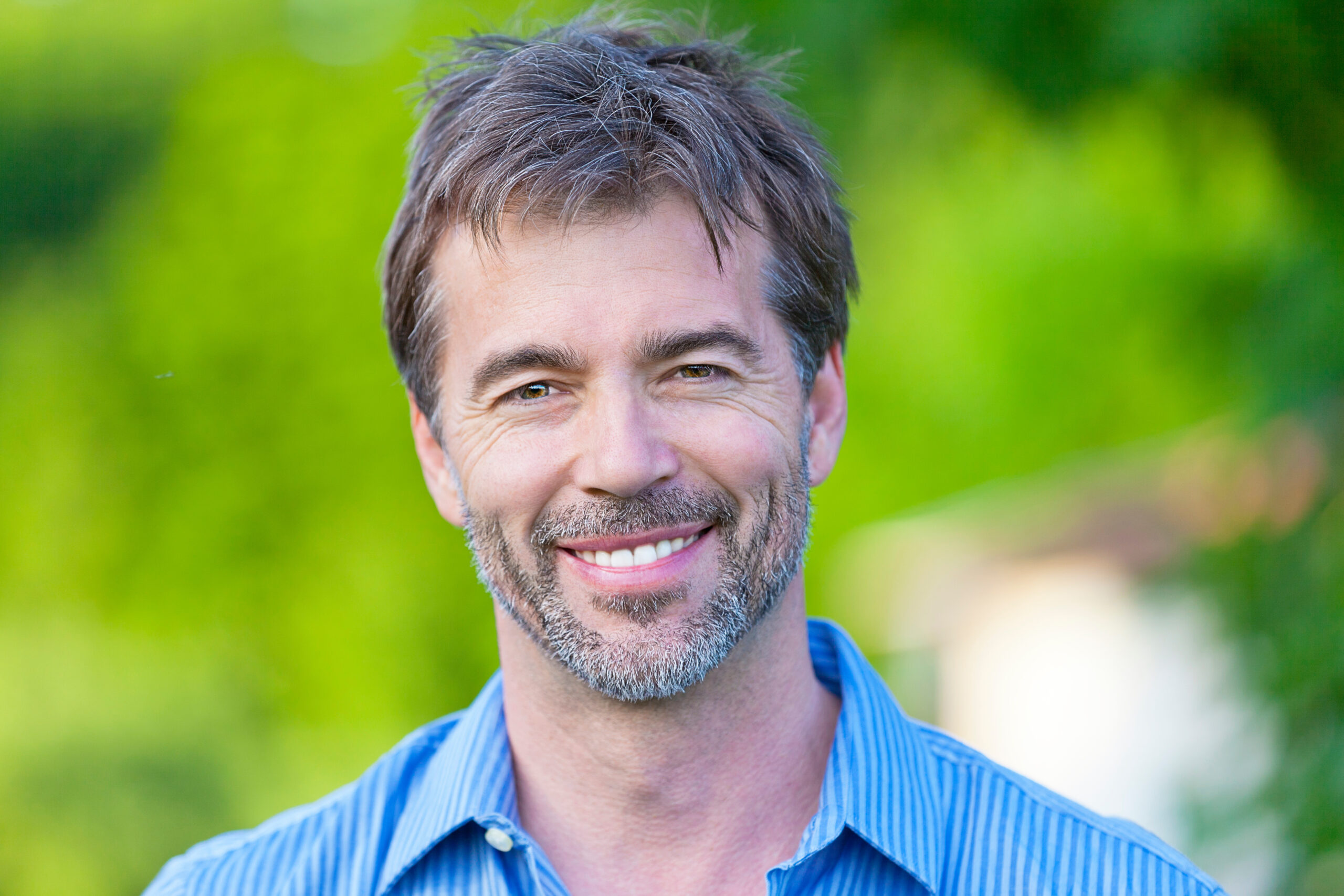 man with nice smile